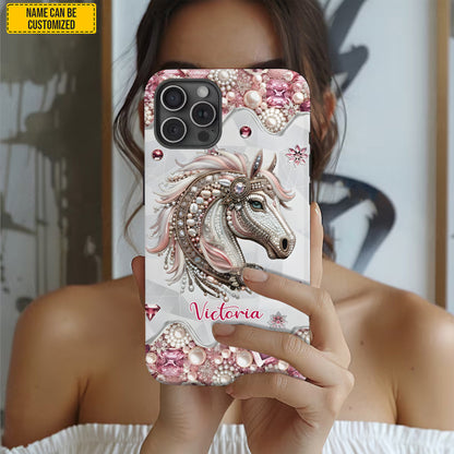 Beautiful Horse - Personalized Horse Phone Case