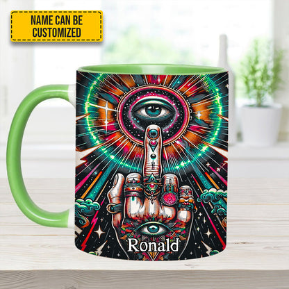 Psychedelic Rock – Personalized Accent Mug