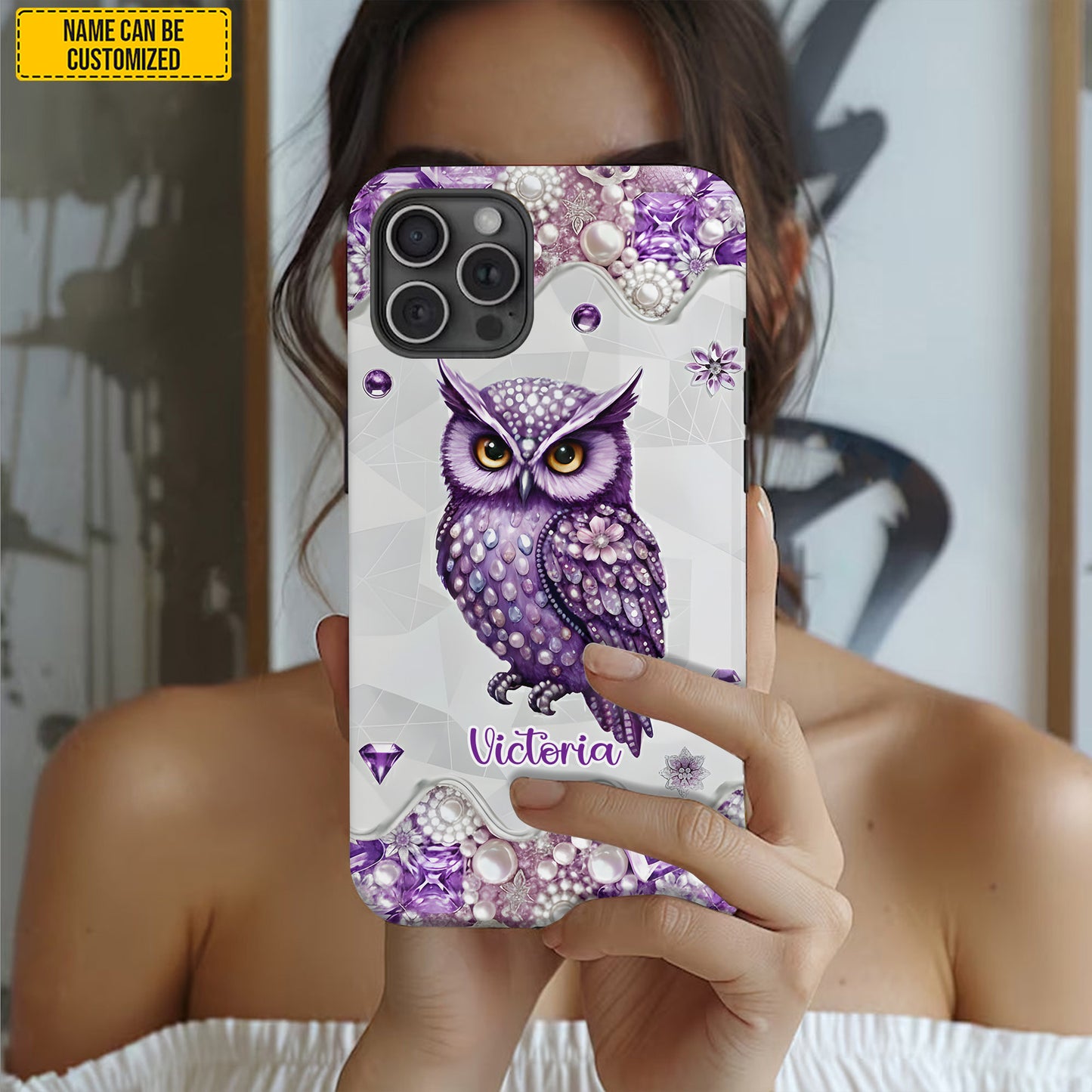 Owl Beautiful - Personalized Owl Phone Case