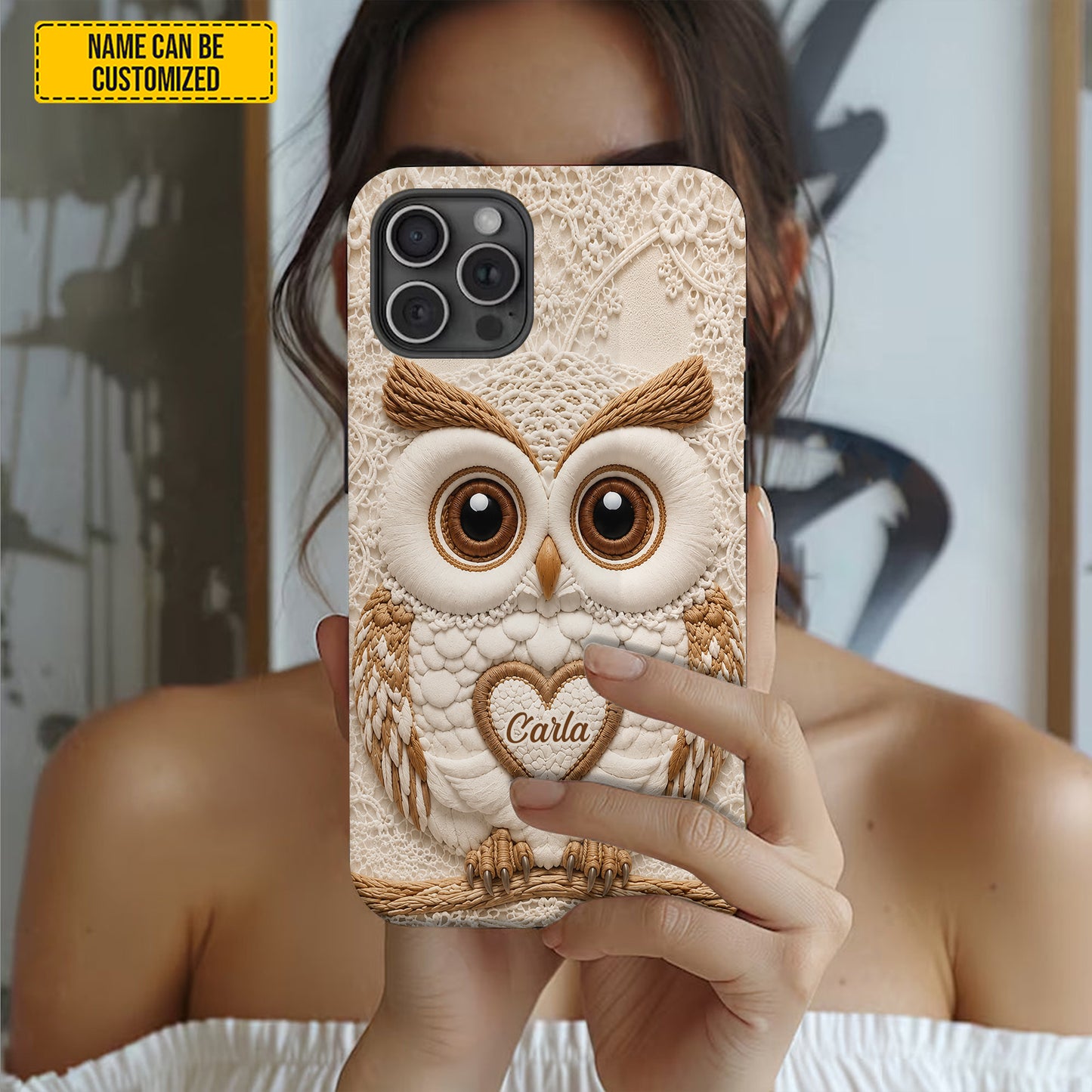 Personalized Cute Owl Phone Case