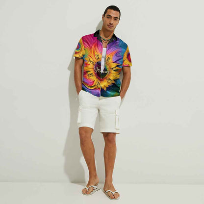 Teach Love Inspire - Hippie Hawaiian Shirt