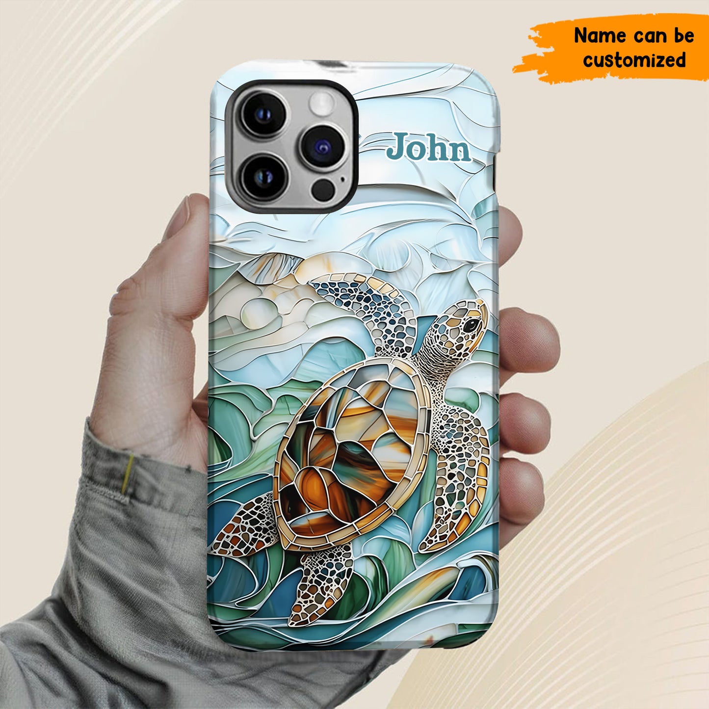 Sea Turtle - Personalized Turtle Phone Case