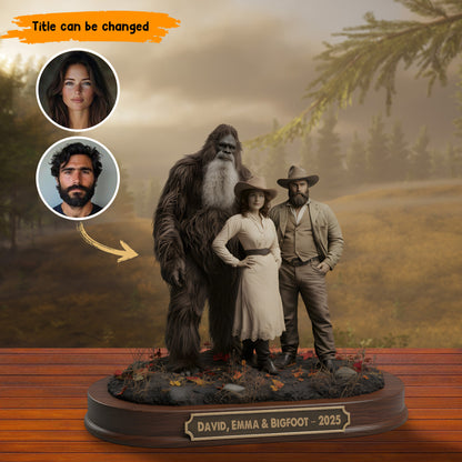 Bigfoot & Me – Personalized Best Friend Acrylic Plaque