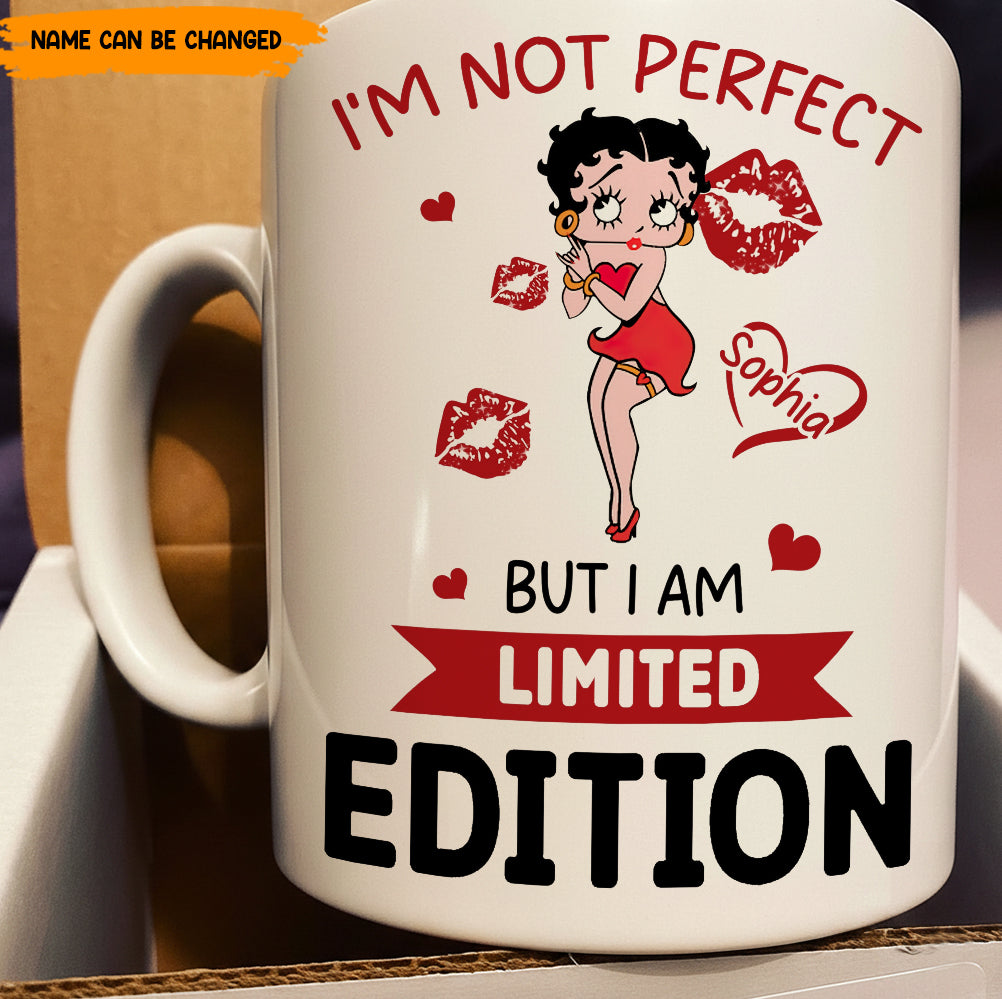 I'm Not Perfect But I Am Limited Edition - Personalized White Mug
