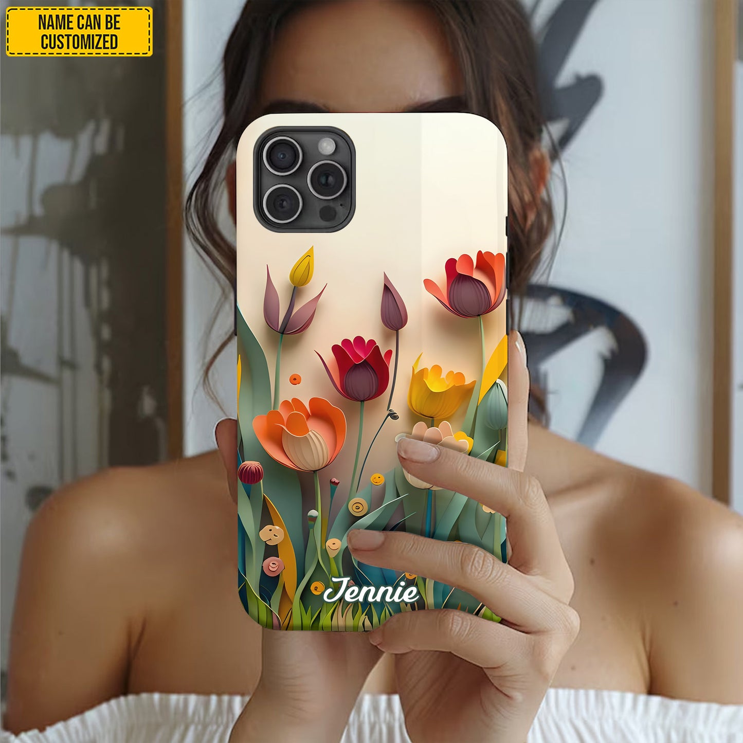 Love Flowers - Personalized Phone Case