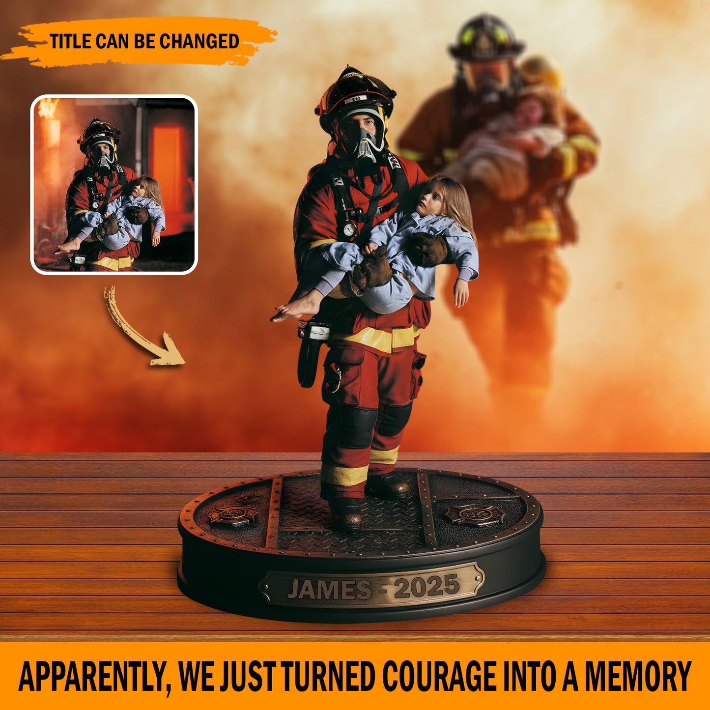 Valor Moments – Personalized Photo Acrylic Plaque