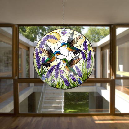 Hummingbird Acrylic Window Hanging