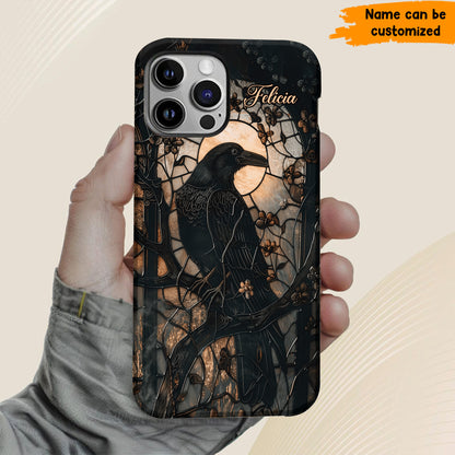 Raven Halloween Phone case, Personalized Raven Phone Case