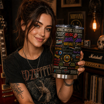 Rock Lovers - Classic Rock Legends Tumbler Version 5