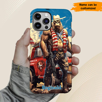 Bigfoot ‘Merica – Personalized Patriotic Phone Case