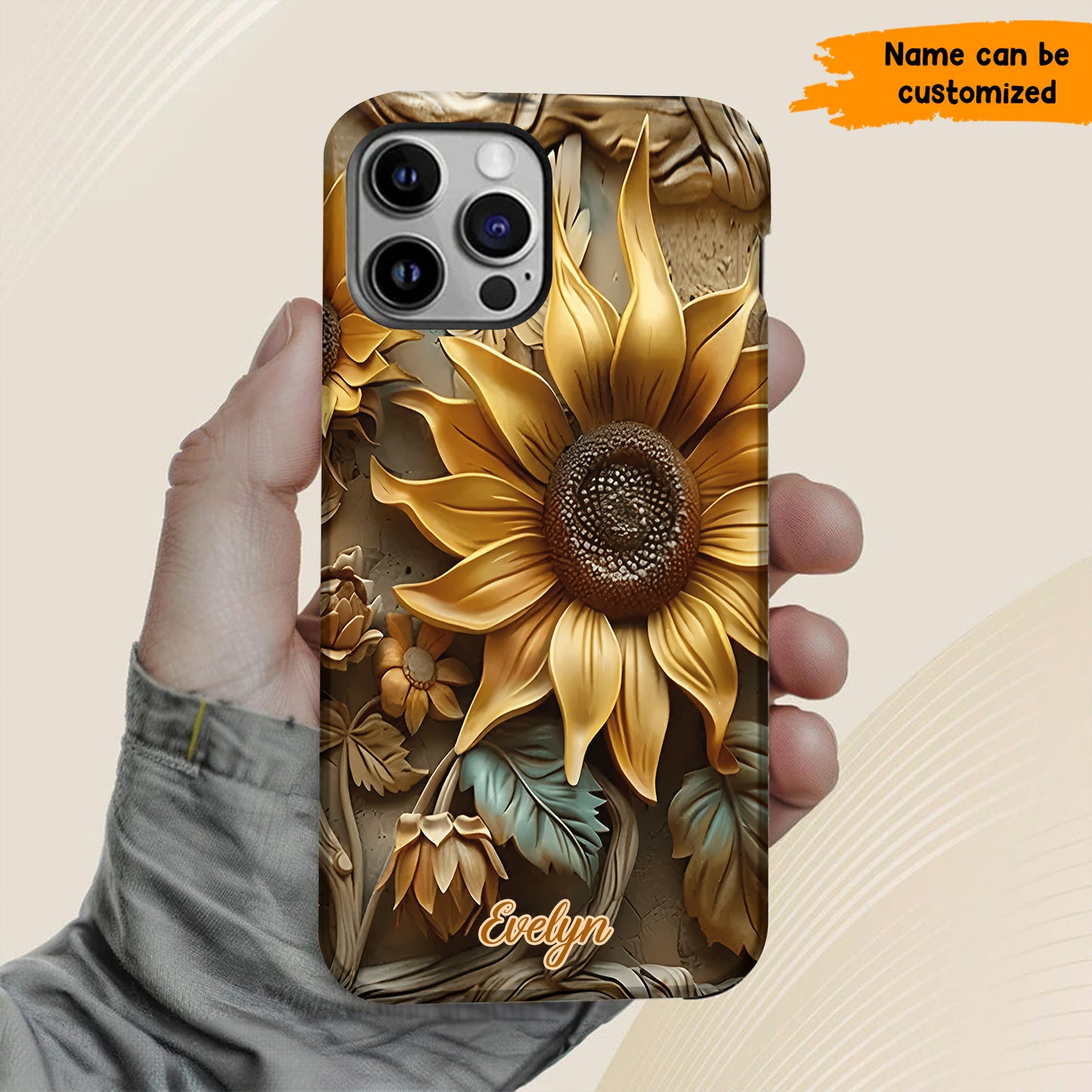 Sunflower Phone Case - Personalized Phone Case