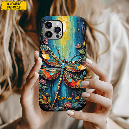 Personalized Dragonfly Phone Case