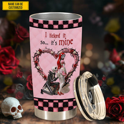 Personalized Gothic Couple Tumbler