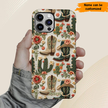 Personalized CowBoy Cowgirl Phone Case