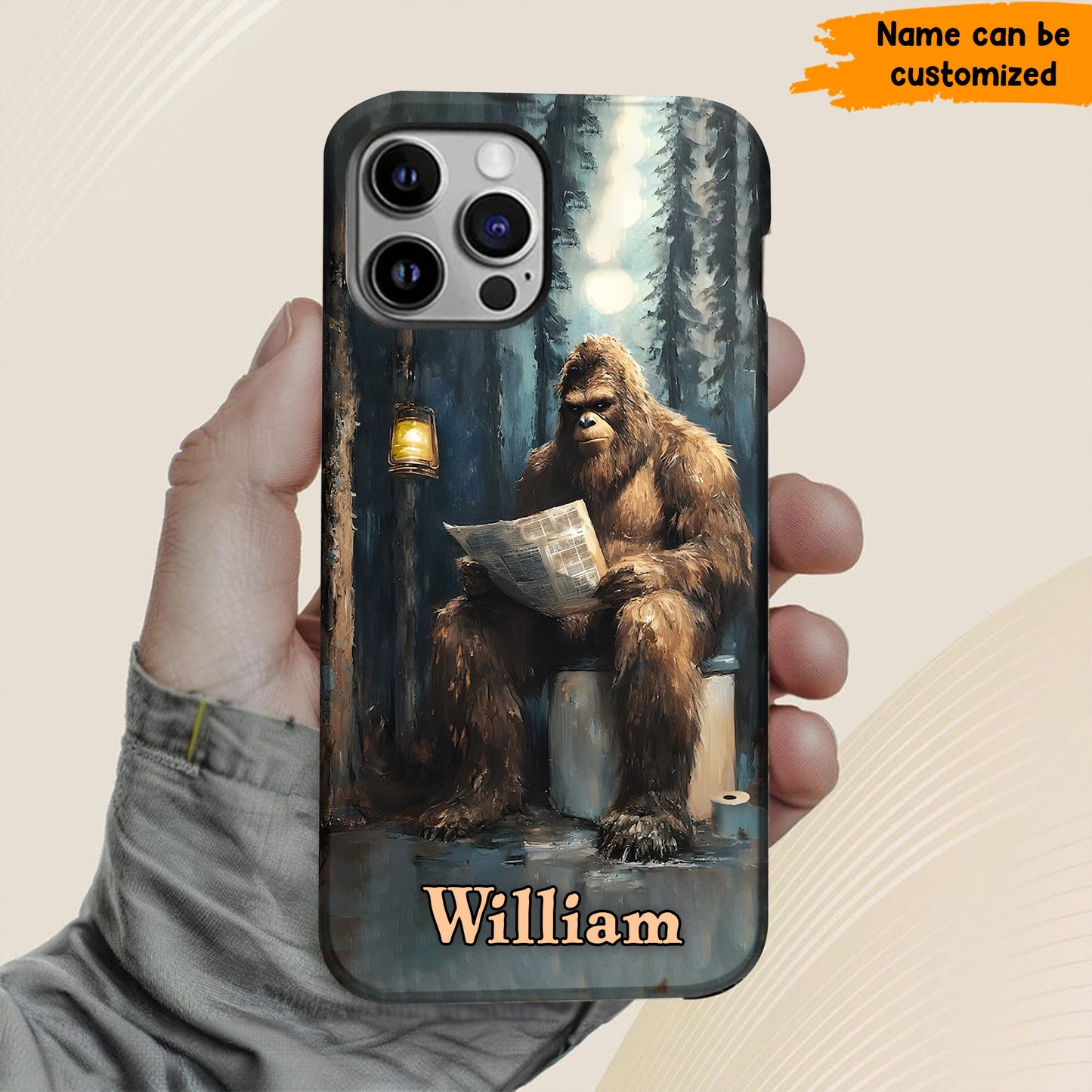 Personalized Funny Bigfoot Phone Case