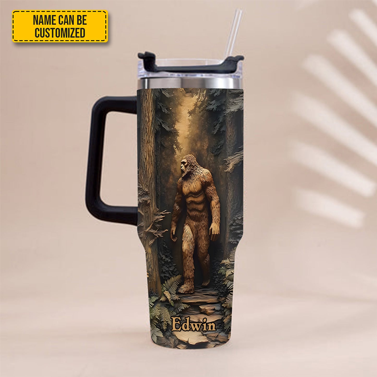 Legend in the Trees – Personalized Sasquatch Tumbler 40oz