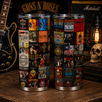 Rock Lovers - Classic Rock Legends Guns N’ Roses Tumbler Version 9