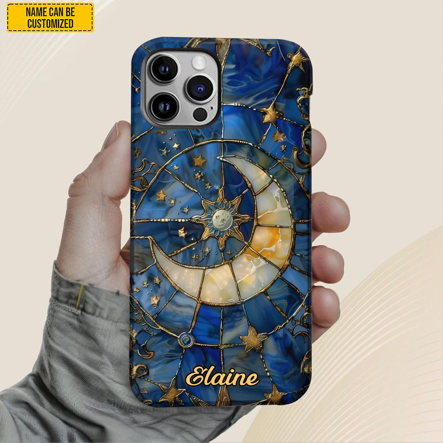 Personalized Moon & Stars Phone Case