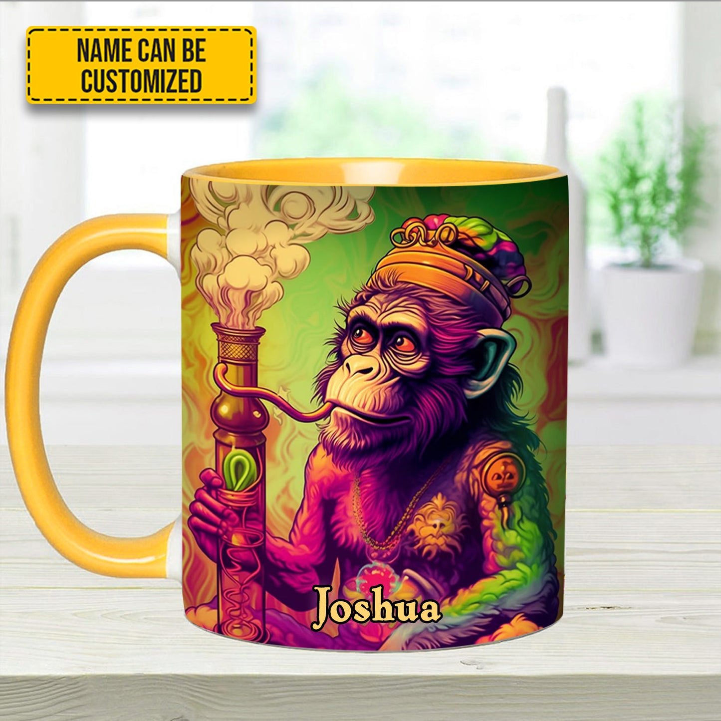 High Vibes – Personalized Psychedelic Accent Mug