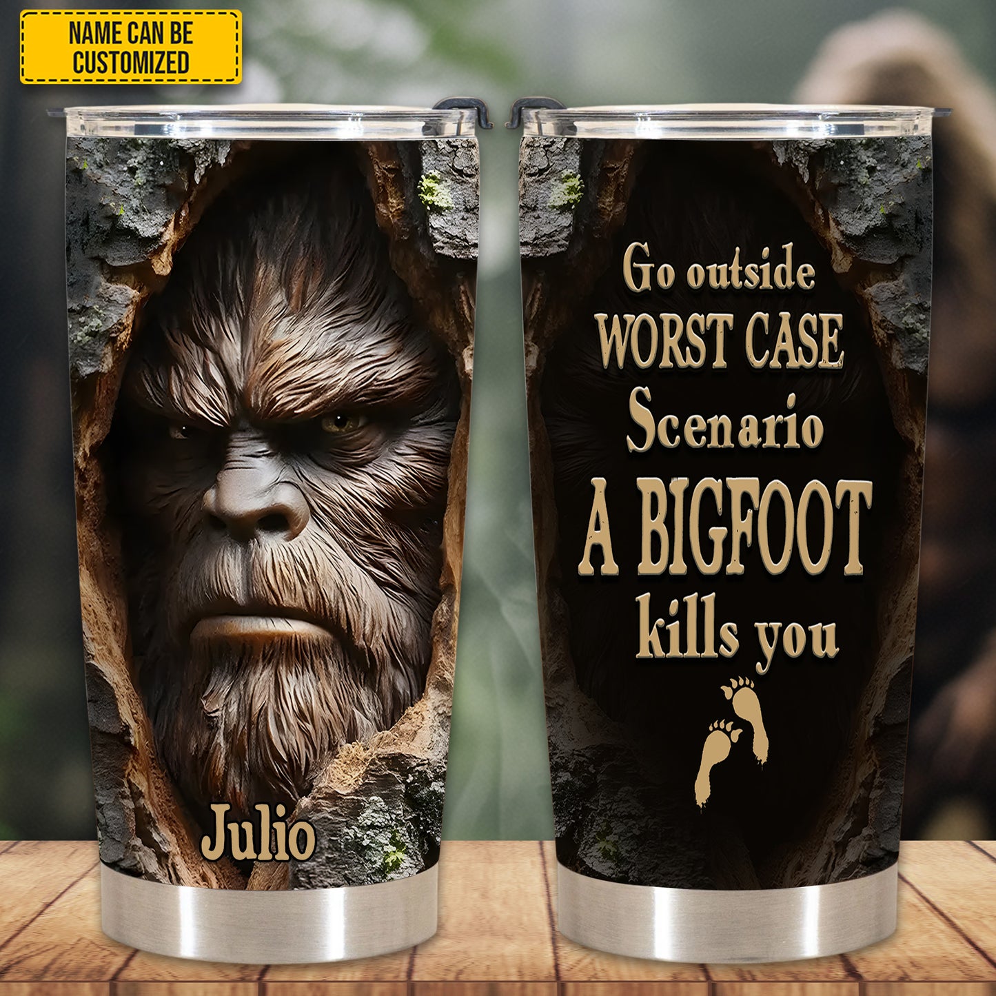Legendary Bigfoot – Funny Personalized Gift Tumbler