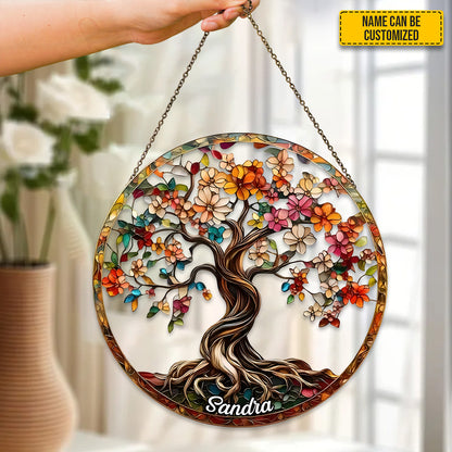 Personalized Tree of Life Acrylic Window