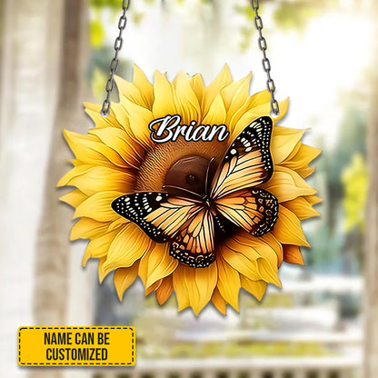 Sunflower Acrylic Window Hangings - Decor Home