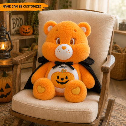 Personalized Halloween Bear Shaped Pillow