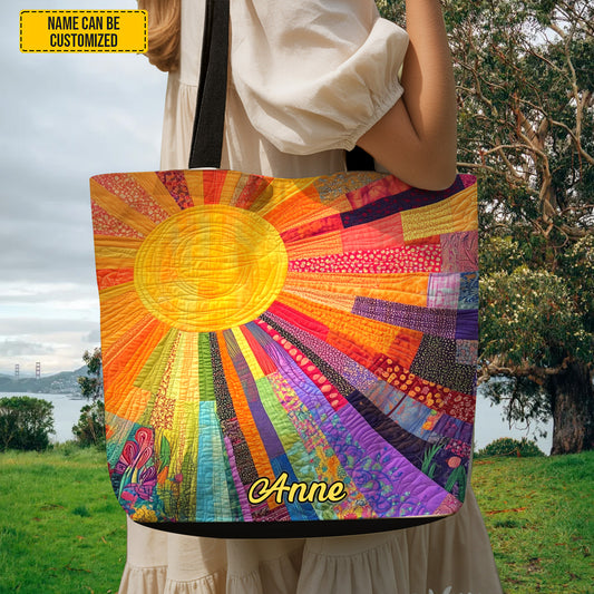 Personalized Sunshine Tote Bag