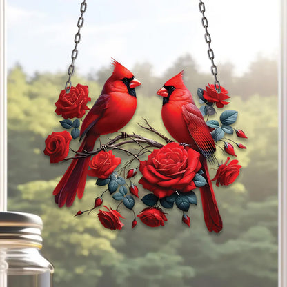 Cardinal Memorial Acrylic Window