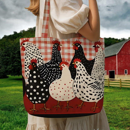 Farmhouse Chicken Tote Bag