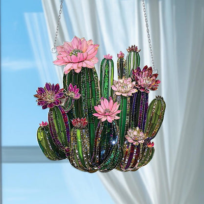 Cactus Window Hanging Acrylic