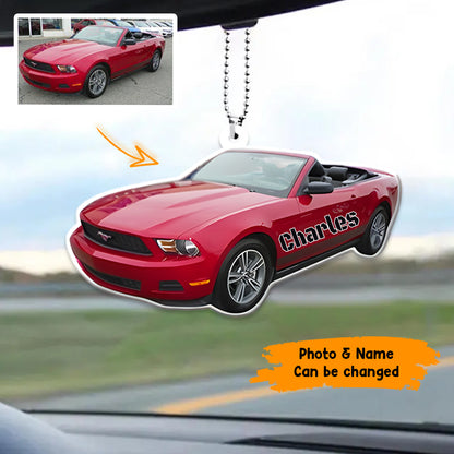 My Ride - Personalized Shape Car Ornament