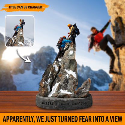 Peak Triumph – Personalized Adventure Photo Acrylic Plaque
