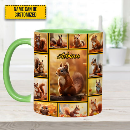 Squirrel Collection - Personalized Accent Mug