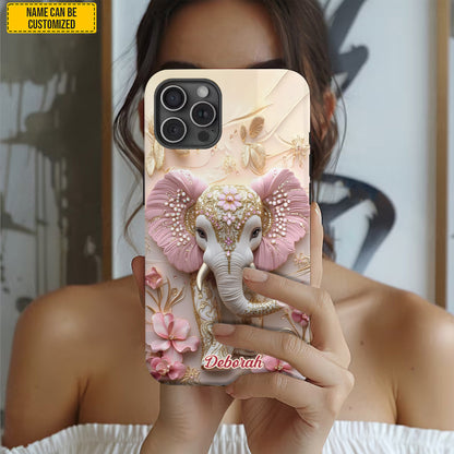 Personalized Elegant Elephant Phone Case
