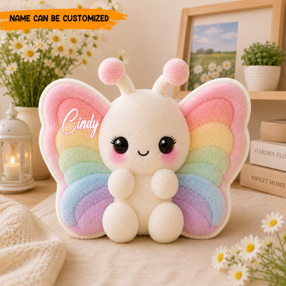 Personalized Colorfull Butterfly Shaped Pillow