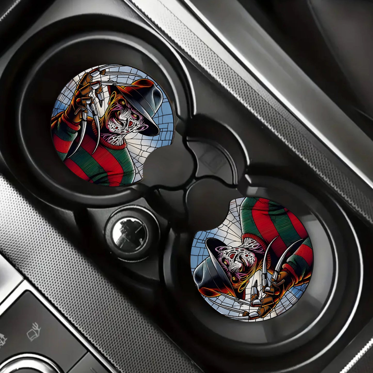 Haunted Night Car Coaster