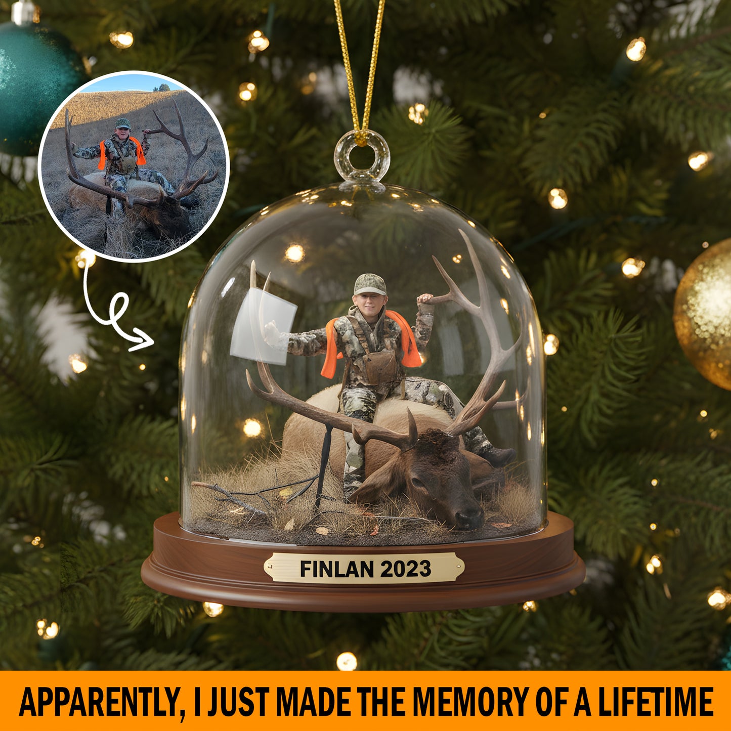 Trophy Moments – Personalized Photo Ornament