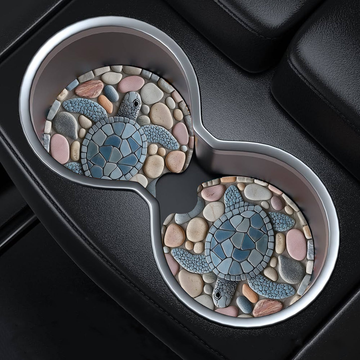 Sea Turtles Mini Decorative Car Coaster