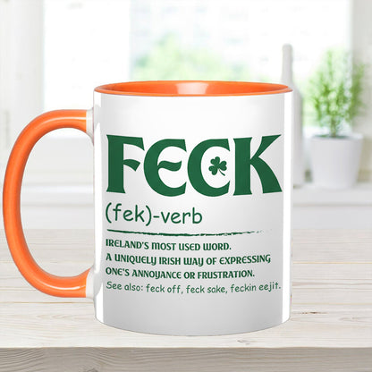 Funny Irish St. Patrick's Day - Accent Mug