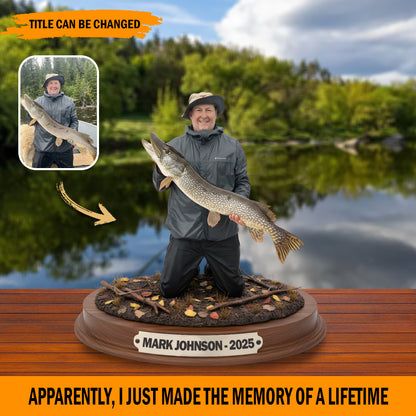 The Big Catch – Personalized Fishing Trophy Acrylic Plaque