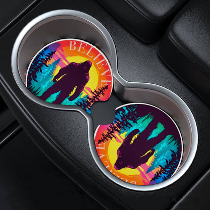 Bigfoot Believe Car Coaster
