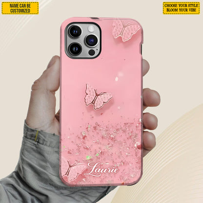 Beautiful Butterfly- Personalized Phone Case
