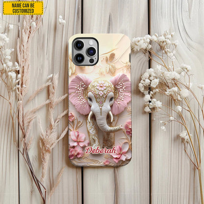 Personalized Elegant Elephant Phone Case