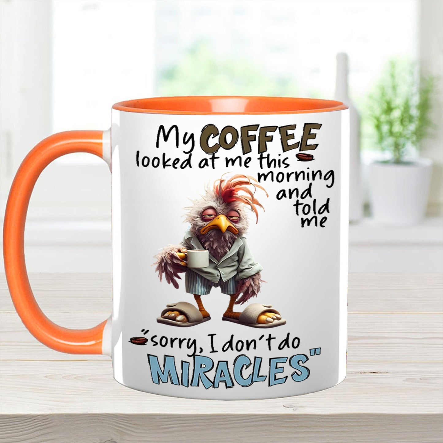 Chicken Funny Accent Mug