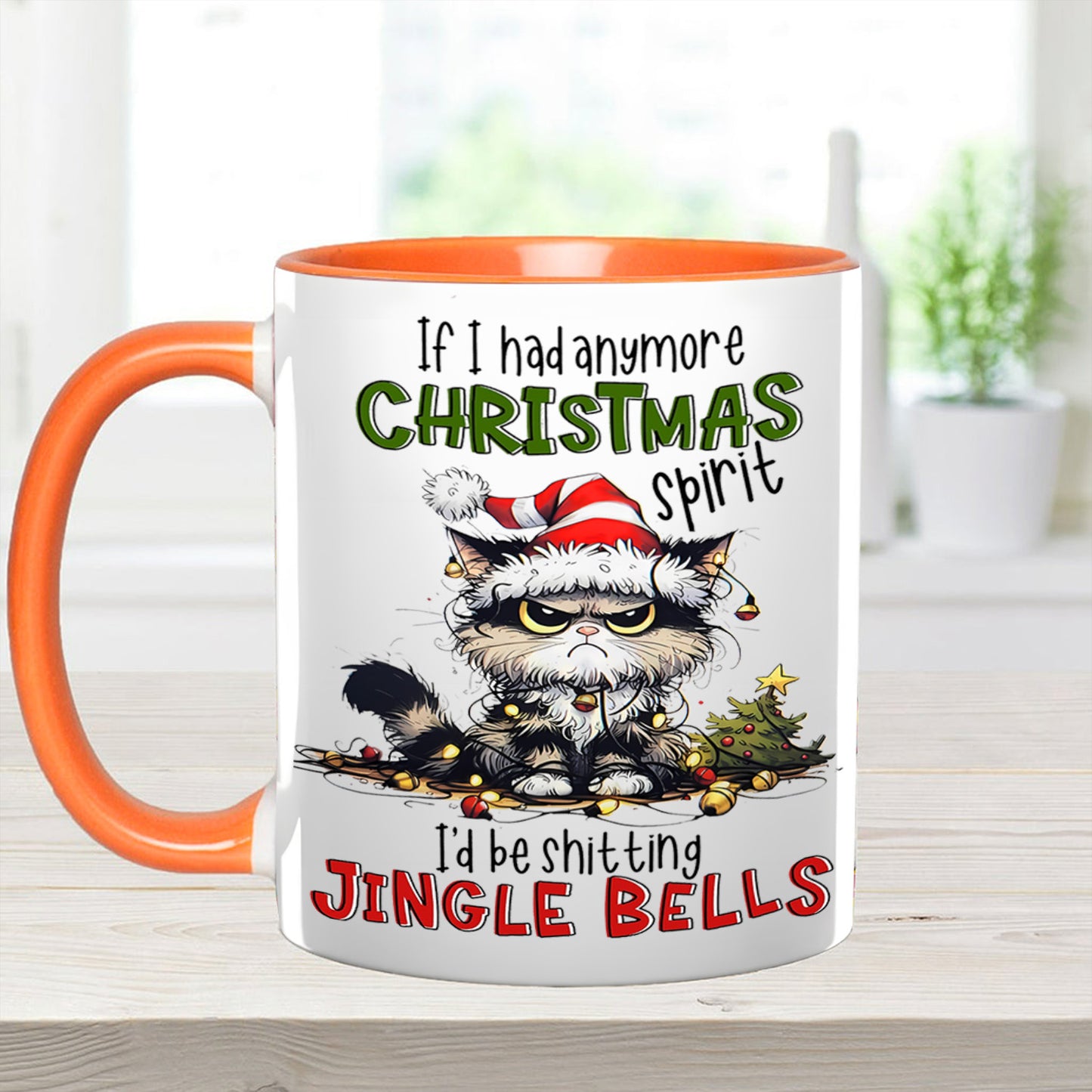 Funny Cat Accent Mug