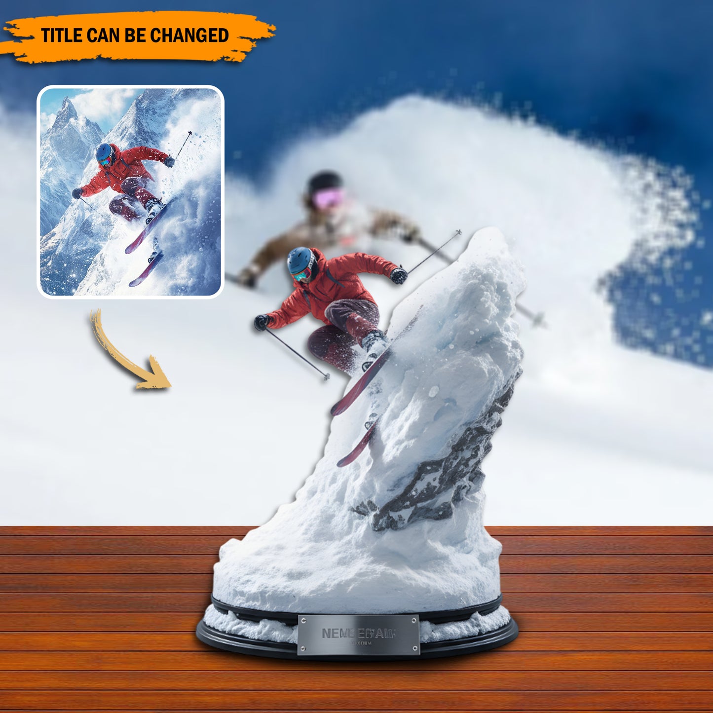 Peak Moments – Personalized Photo Acrylic Plaque