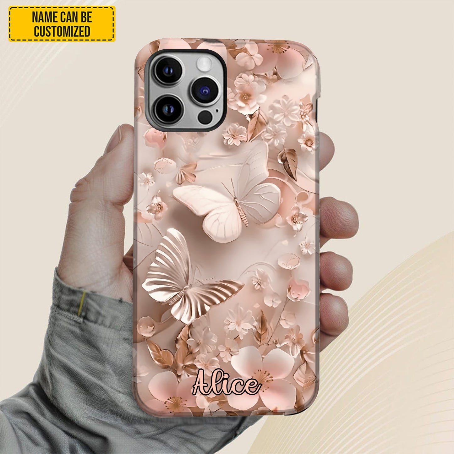 Personalized Beautiful Butterfly Phone Case