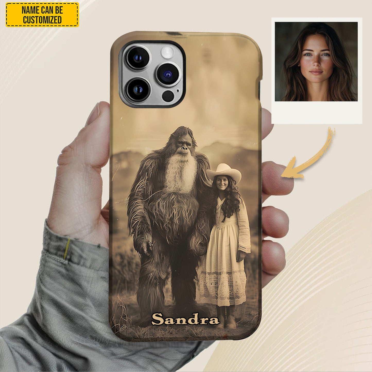 Proof I Found Bigfoot – Personalized Funny Phone Case