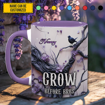 Mystic Crow Vibes - Personalized Accent Mug